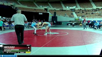 D3-126 lbs Cons. Round 2 - Nathan Hernandez, Mica Mountain vs Griffin Burch, Crismon High School