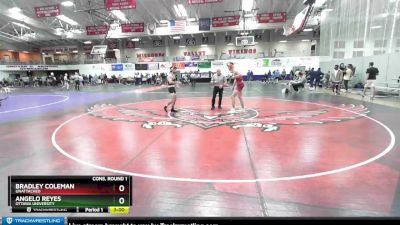 141 lbs Cons. Round 1 - Angelo Reyes, Ottawa University vs Bradley Coleman, Unattached