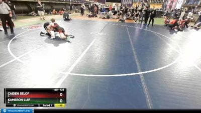 126 lbs Quarterfinal - Kameron Luif, IL vs Caiden Selof, IL