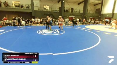 285 lbs Quarterfinal - Burak Bowers, WA vs Noah Morago-Big Boy, WA