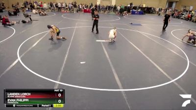 132 lbs Quarterfinal - Evan Philippi, Minnesota vs Landen Lorch, Blaine Wrestling