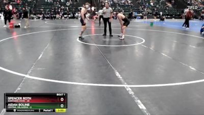 165 lbs Finals (2 Team) - Aidan Boline, Central Oklahoma vs Spencer Roth, Northern State