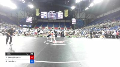 106 lbs Rnd Of 64 - Cael Floerchinger, Montana vs Eric Casula, Oklahoma