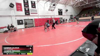 125 lbs Quarterfinal - Cameron Fernando, Moorpark College vs Cameron Calhoun, Cerritos College