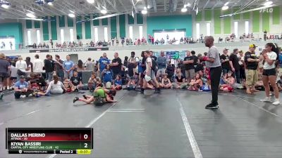 76 lbs Semifinal - Dallas Merino, Attack vs Kiyan Bassiri, Capital City Wrestling Club