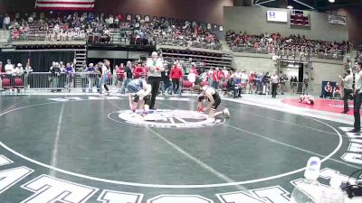 1A 132 lbs Quarterfinal - Braxton Atkin, Panguitch vs Tayzen Walker, Altamont