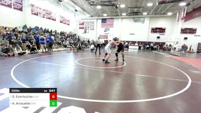 220 lbs Consolation - Devin Exarhoulias, Killingly vs Kaleb Arcouette, Stafford