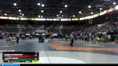 132 lbs Champ. Round 3 - Jayden Dodge, Nampa vs Kaden Bunderson, Pocatello