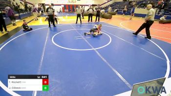 55 lbs Final - Turk Hockett, Caney Valley Wrestling vs Jaxson Dilbeck, Woodland Wrestling Club