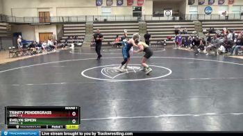 123 lbs Round 1 (8 Team) - Trinity Pendergrass, Quincy vs Evelyn Simon, Eureka