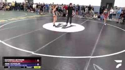 97 lbs Rr2 - Nixie Schooler, Juneau Youth Wrestling Club Inc. vs Kaydence Seymore, Mid Valley Wrestling Club