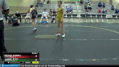 90 lbs Round 1 (6 Team) - Elio Gil, Illinois Menace vs Dallas Rosenbarger, Indiana Outlaws