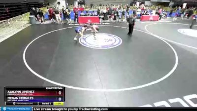 112 lbs Quarterfinal - Ajalynn Jimenez, Premier Wrestling Club vs Megan Morales, Red Wave Wrestling