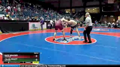 4A-285 lbs Semifinal - Nate Brazier, Chestatee vs Caleb Pruitt, East Hall