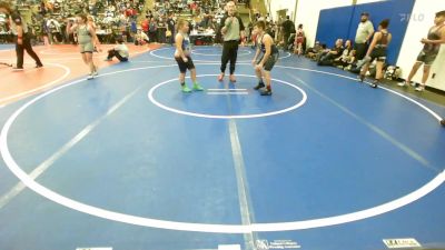 110-120 lbs Quarterfinal - Jax Reeves, Checotah Matcats vs Laiklyn Wiese, Warrior Wrestling Club