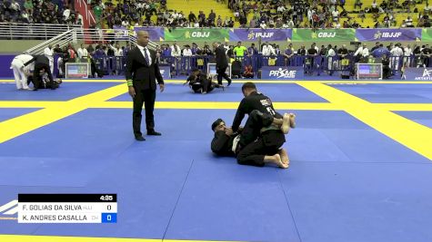 FELIPE GOLIAS DA SILVA vs KEVIN ANDRES CASALLAS BENITEZ 2024 Brasileiro Jiu-Jitsu IBJJF