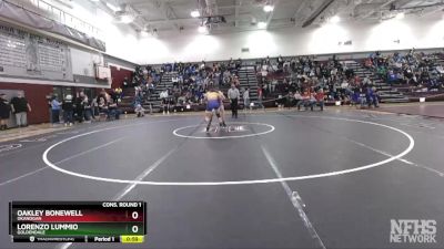 170 lbs Cons. Round 1 - Oakley Bonewell, Okanogan vs Lorenzo Lummio, Goldendale