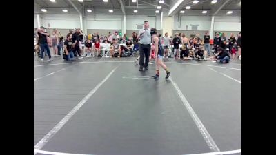 80 lbs Round 4 (10 Team) - Dylan Hughes, River City Wrestling vs Brett Bednarczyk, Hanover Hawkeye