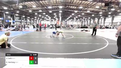 65 lbs Rr Rnd 2 - Jonah Leib, Buffalo Valley Elem vs Easton Hertzog, Silo Wrestling Club