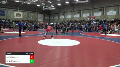 145 lbs Round Of 64 - Jose Farias, Kerman vs Jt Nishikawa, Monte Vista (Danville)