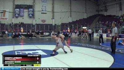 132 lbs Champ. Round 1 - Joseph Lamberti, Tottenville-PSAL vs Anthony Baker, Williamson Hs