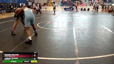 215 lbs Quarterfinals (8 Team) - Teagen Nelson, Jensen Beach vs Adrian Tejada, Somerset