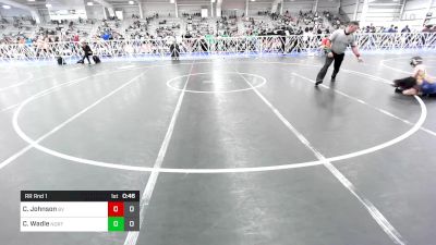 75 lbs Rr Rnd 1 - Cam Johnson, Buffalo Valley Black vs Cayden Wadle, North Hunterdon