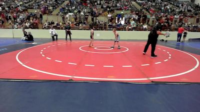 80 lbs Round Of 16 - Hudson Lopes, Garage Grapplers Wrestling vs Bennett Moorman, East Jackson Takedown Club