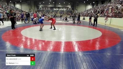 150-160 lbs Semifinal - Amirah Lencrerot, Glasgow Wrestling Academy vs Raleigh Nelson, Peachtree Ridge Wrestling