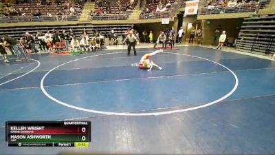 59 lbs Quarterfinal - Mason Ashworth, JWC vs Kellen Wright, Kanab Cowboys