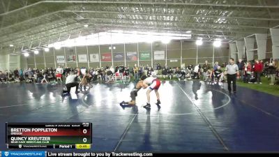 136 lbs Champ. Round 1 - Quincy Kreutzer, Bear Cave Wrestling Club vs Bretton Poppleton, Oregon