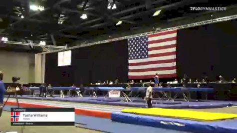 Tasha Williams - Tumbling, FOND - 2021 USA Gymnastics Championships