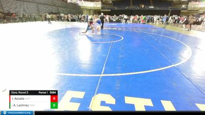 115 lbs Cons. Round 3 - Aliyah Lachney, Thunder Mountain Wrestling Club vs Isabella Acosta, Inland Northwest Wrestling Training Center