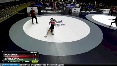 97 lbs Cons. Semi - Micah Garcia, Rough House Wrestling vs Austin Schield, Beat The Streets - Los Angeles