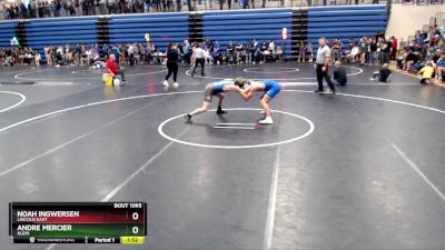 138 lbs Round 2 - Noah Ingwersen, Lincoln East vs Andre Mercier, Klein