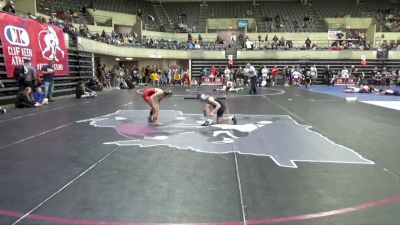 70 lbs Round 3 - Brooklyn Binsfeld, Paynesville Bulldogs vs Cora Staggs, Outlaw Wrestling Club