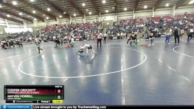 63 lbs 3rd Place Match - Cooper Crockett, Sanderson Wrestling Academy vs Hayven Morrill, South Sevier