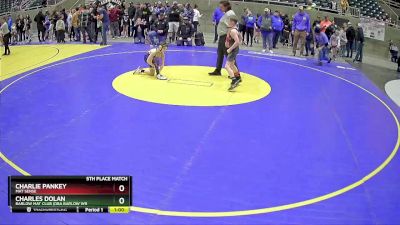 71 lbs 5th Place Match - Charlie Pankey, Mat Sense vs Charles Dolan, Barlow Mat Club (DBA Barlow Wr