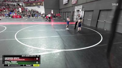 95 lbs Champ. Round 2 - Jackson Spatz, Wausau West Youth Wrestling vs Nyall Perry, MGM Silver Spartans