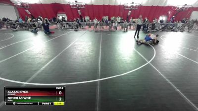 138 lbs Semifinal - Alazar Eyob, Illinois vs Nicholas Wise, Iowa