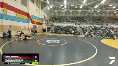 145 lbs 3rd Place Match - Peyton Alexander, Thunder Basin High School vs Lance Streifel, Thunder Basin High School