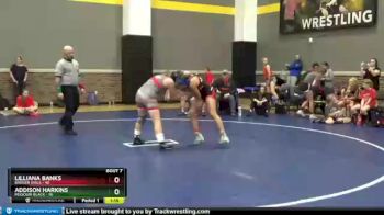 135 lbs Round 2 (12 Team) - Lilliana Banks, Badger Girls vs Addison Harkins, Missouri Black
