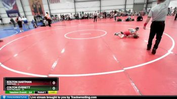 72 lbs Rd# 10- 4:00pm Saturday Final Pool - Colton Everett, Team Michigan vs Kolton Hartman, Team Ohio