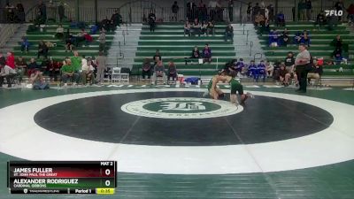 126 lbs Cons. Round 3 - James Fuller, St. John Paul The Great vs Alexander Rodriguez, Cardinal Gibbons