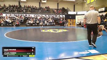 125 lbs Quarterfinal - Studd Morris, Central Oklahoma vs Isaac Bourge, Quincy