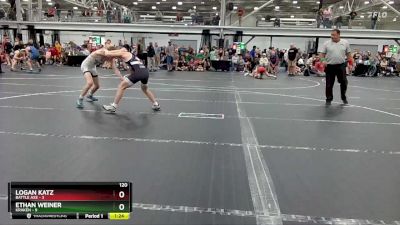 120 lbs Semis (4 Team) - Logan Katz, Battle Axe vs Ethan Weiner, Kraken