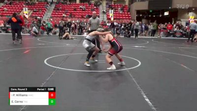 100 lbs Cons. Round 3 - Parker Williams, Wamego Wrestling Club vs Emmett Corns, TEAM NORTH STARS