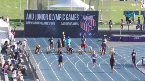 High School Boys' 100m Aau Junior Olympics, Finals 4 - Age 15-16