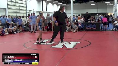 87 lbs Round 3 (8 Team) - Jai Robins, Oklahoma Red vs Zachary Donalson, Arkansas