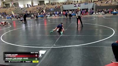 105 lbs Cons. Semi - Roman Cain Rodrguez, Blackman Wrestling Club vs Caden Acuff, Halls Wrestling